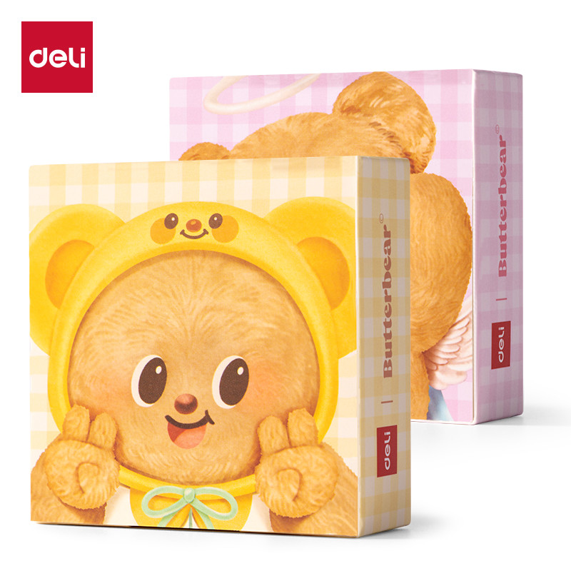 

Deli x Butterbear | Notepad Beruang Lucu | 249 lembar | HY222