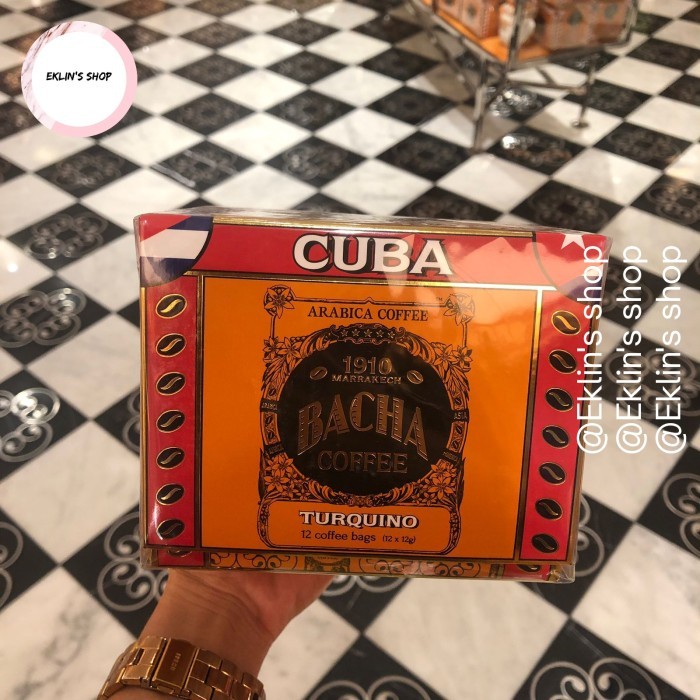 

GK bacha coffee | kopi bubuk isi 12 coffee bags - turquino