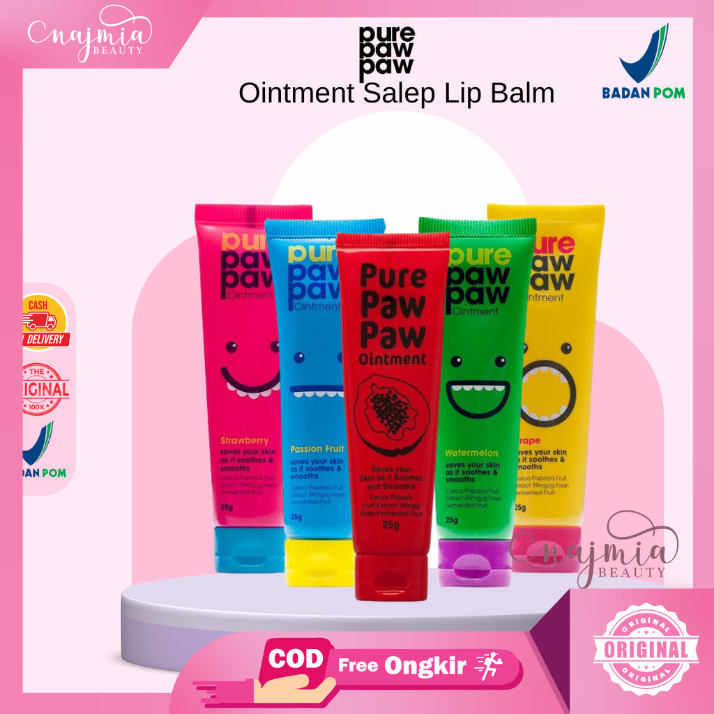 NAJMIA Pure Paw Paw Ointment Salep Lip Balm | Lip Balm