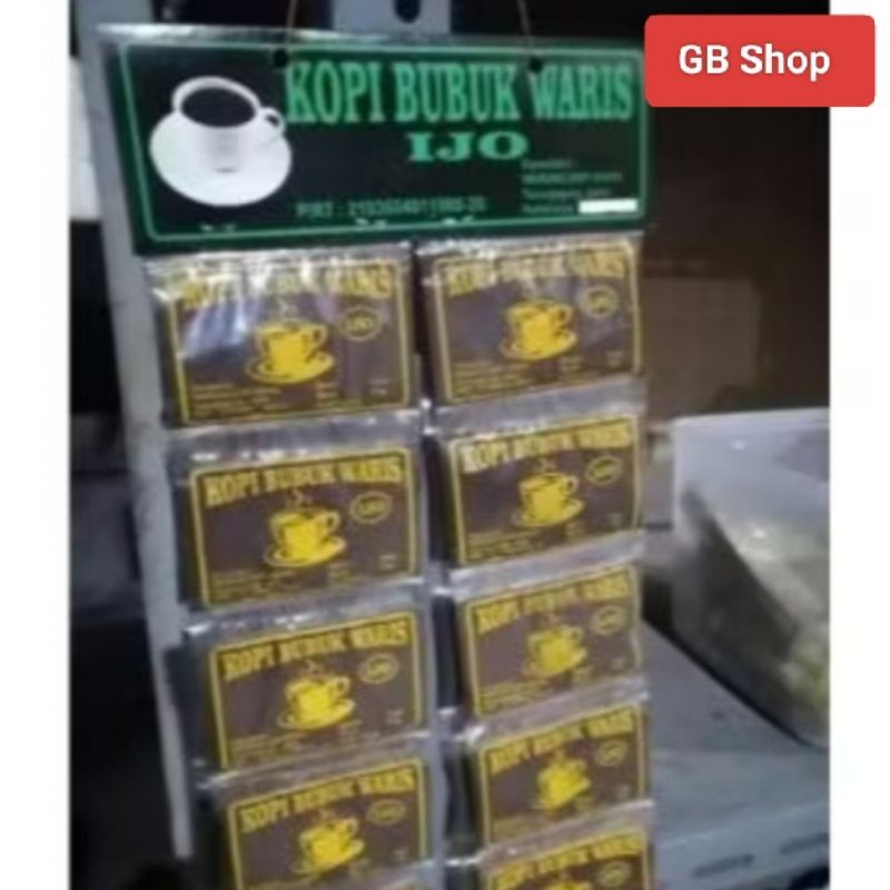 

kopi ijo sachet rentengan Waris kopi cethe ijo waris Murah sachet 5 gram isi 20pcs Termurah Best Seller