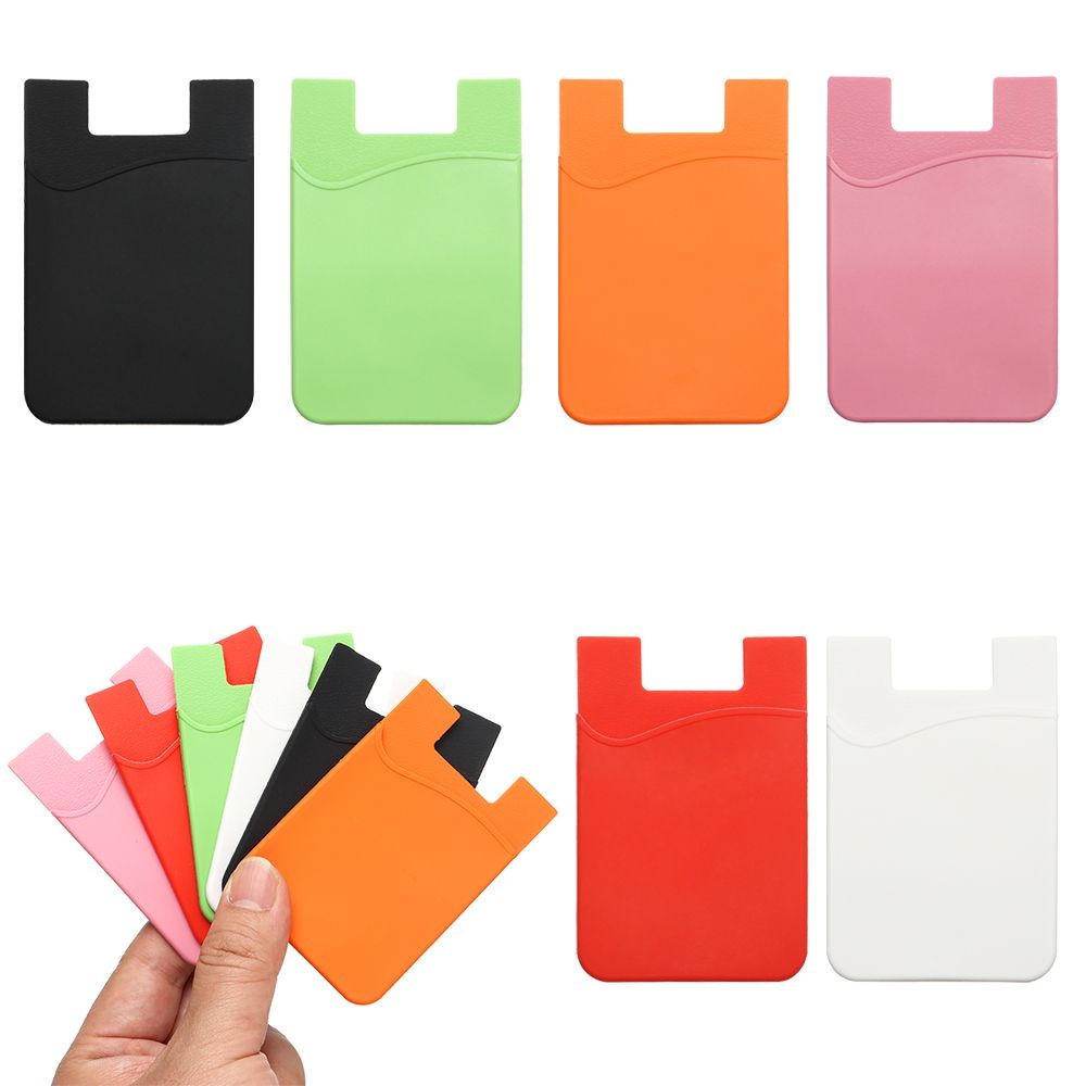 

Fashion Women Sticker ID Card Holder Cell Phone Holder Wallet Case Business Credit Pocket