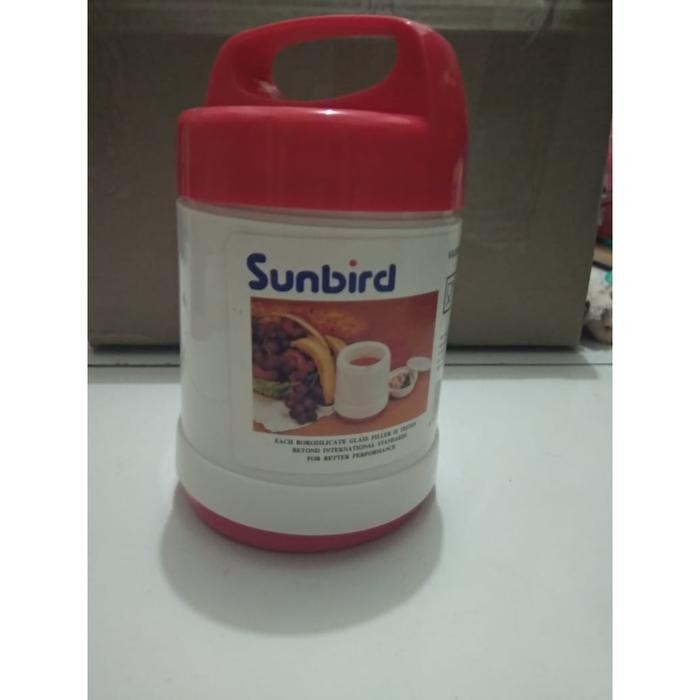 READY Tempat Soto/Rantang Bakso Kotak Es Termos Es Rantang Sayur Termos Nasi - Merah