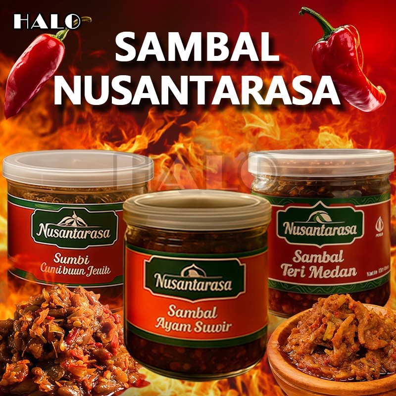 

sambal cumi pedas sambel cumi pedas 100tahun/Sambal HALAL/Sambal cumi/Sambal terimedan/Sambal Ayam suwir-Sambal Lauk halalsambal bakar indonesia COD