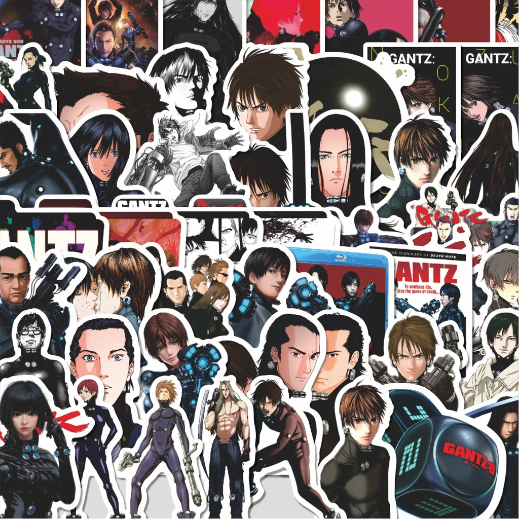 

Stiker Cutting Pack Stiker Anime Gantz Char Mix 1 Isi 100Pcs Series Aesthetic Lucu Keren Untuk Koper Bahan Vynil