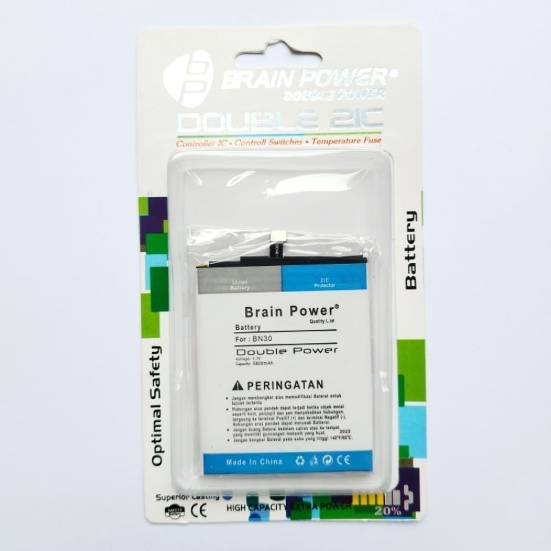 BATERAI Xiaomi Redmi 4A BN30 ORIGINAL BARU / BN30 DOUBLE POWER 5800 MAH BATU BATRE DOUBLE POWER REAL