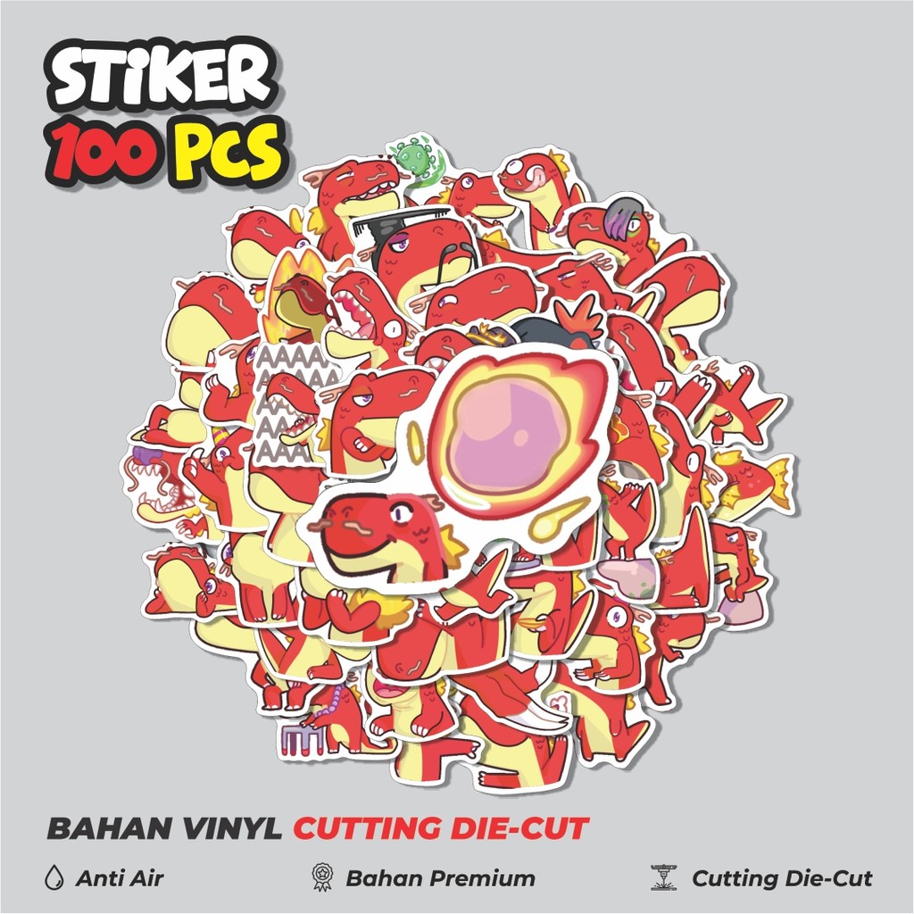 

Terbaru! 50 pcs Stiker Animal Cute Dragon Moon [Bulan Naga] Dekorasi Lucu Kreatif untuk Notebook, Skateboard, HP