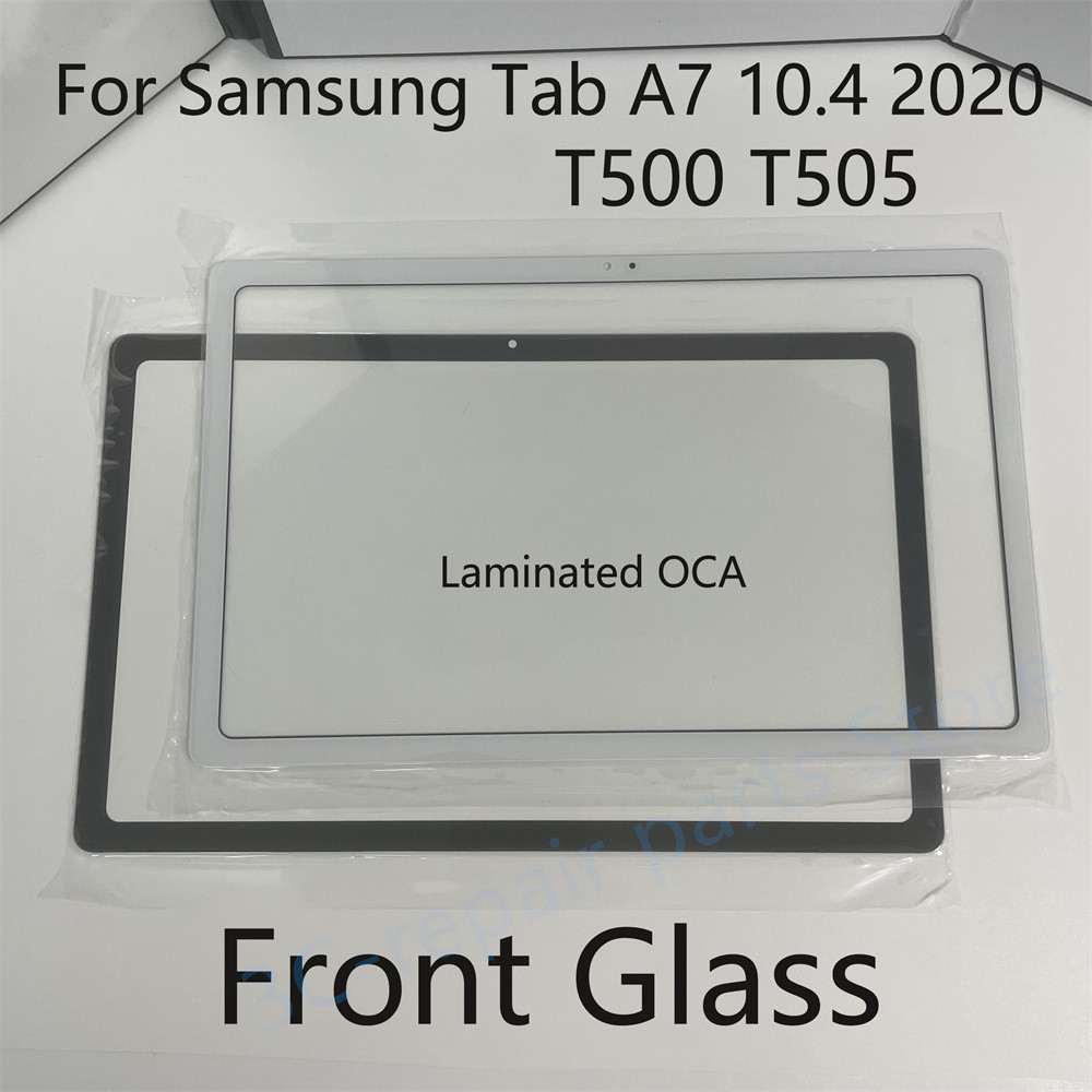 OEM LCD Touch Screen Front Outer Glass OCA Lens For Samsung Galaxy Tab A7 10.4 2020 T500 T505 Tablet