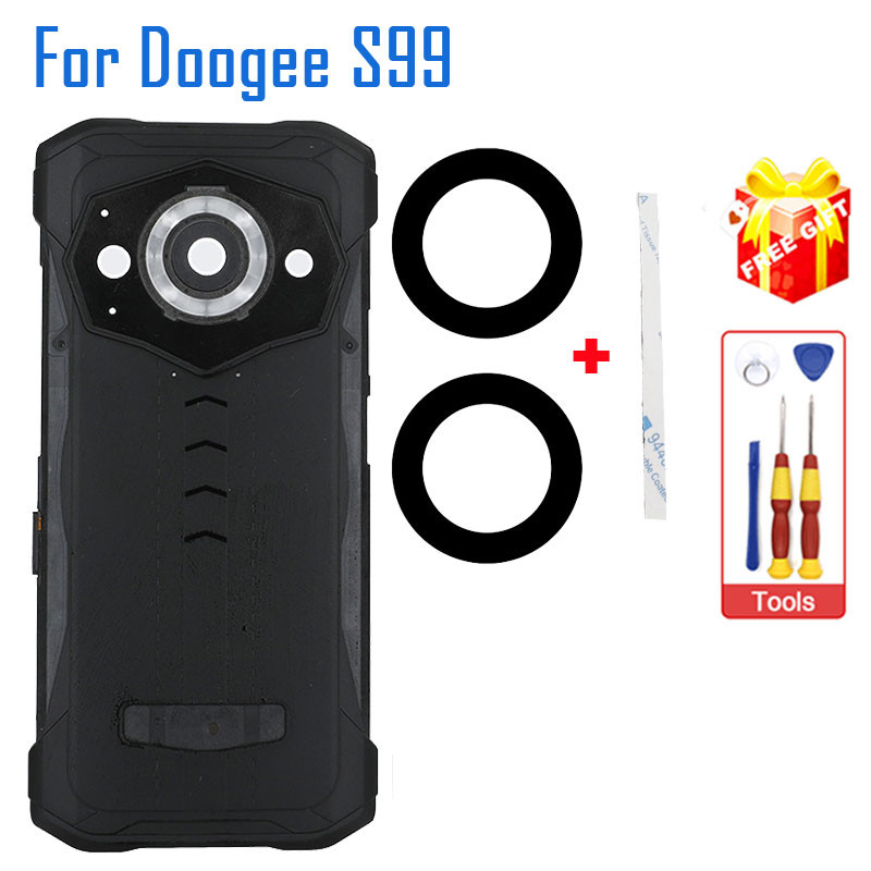 New Original DOOGEE S99 Battery Cover Back Cover Case With Fingerprint +Macro Camera Lens Cover For 