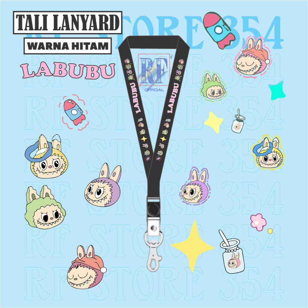 

TALI LANYARD LABUBU - TALI GANTUNGAN LABUBU CUTE LUCU BONEKA BAYI LABUBU VIRAL - TALI ID CARD GANTUNGAN KUNCI GANTUNGAN FLASHDISK GANTUNGAN NAMETAG TALI LANYARD BEST SELLER COD