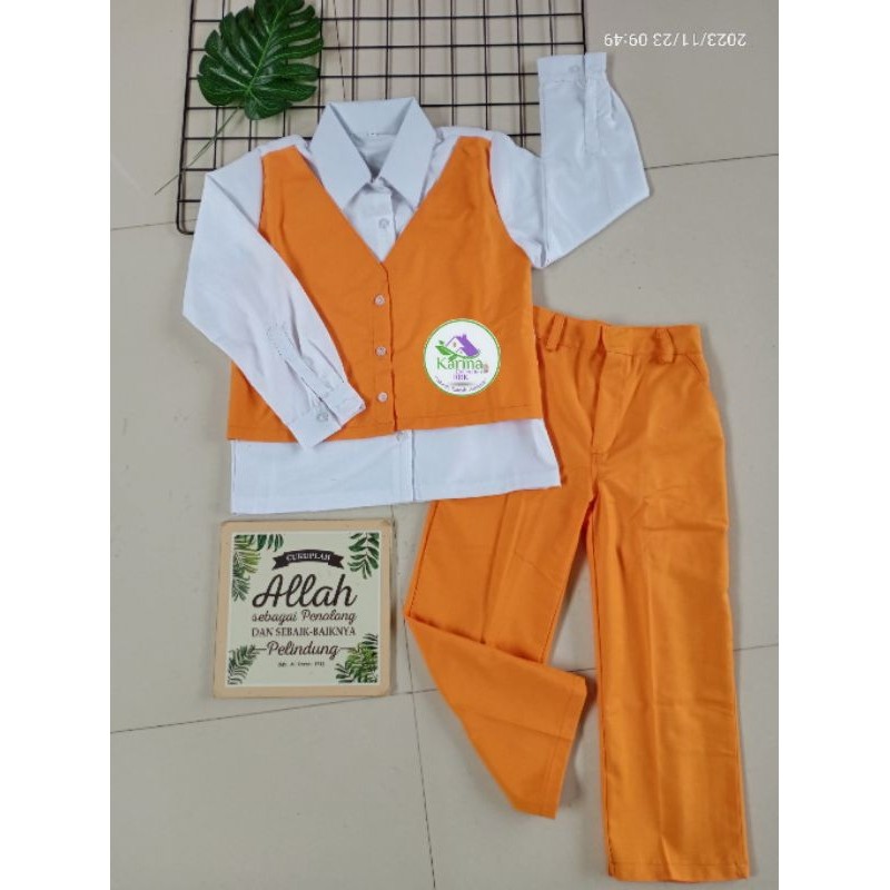 SERAGAM TK MUSLIM ANAK LAKI-LAKI DAN PEREMPUAN