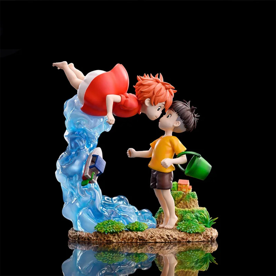 Ponyo On The Cliff Figure Ponyo Sousky Seagal Figure Pvc Gk Statue Anime Action Figurine 15cm Model 