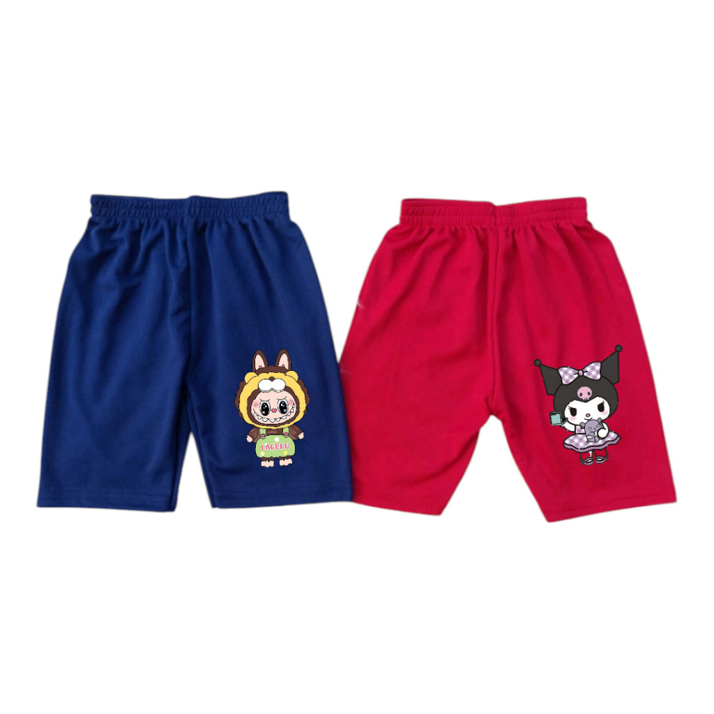 PROMO 6 PCS Celana shot pendek anak perempuan 3-11 th MOTIF KARAKTER boxer sot legging dalaman anak