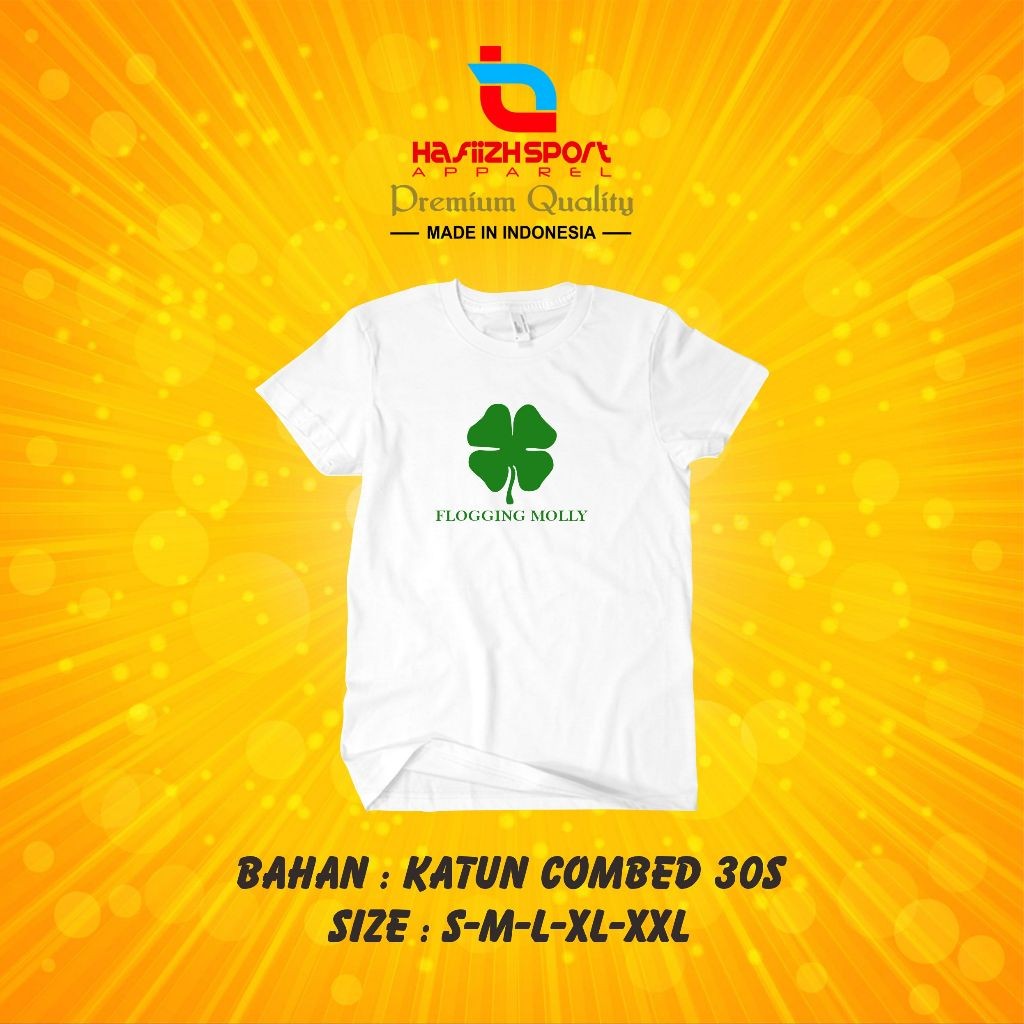 Koas Baju band punk Celtic Flogging Molly bahan Premium