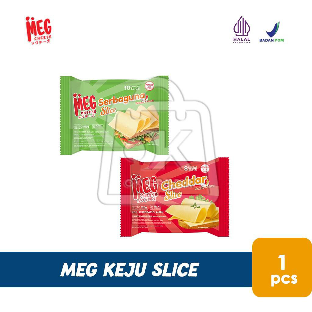 

MEG Keju Slice Cheddar Serbaguna / Serbaguna Topping, Filling, Keju Burger All Varian (1 pcs)