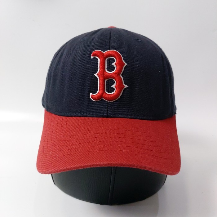 Topi Baseball MLB Boston Hitam Original Second