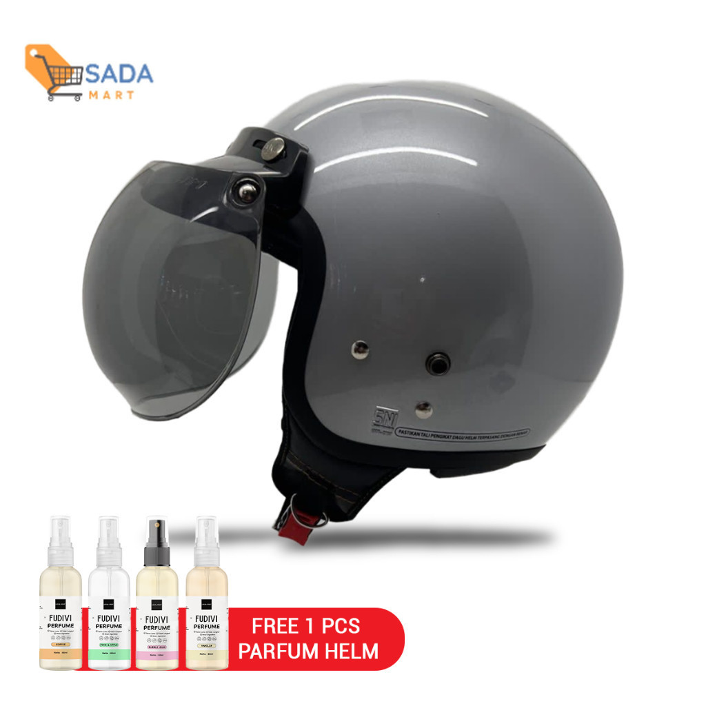 KSY HELM CARGLOSS LIST KARET JF-5 ALL SIZE MEDIUM + FUDIVI PARFUM HELM HELMET UNISEX ALL VARIAN SADA