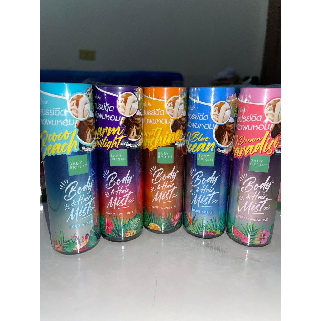 mukena.yuna - READY STOK HAIR AND BODY MIST BABY BRIGHT BANGKOK