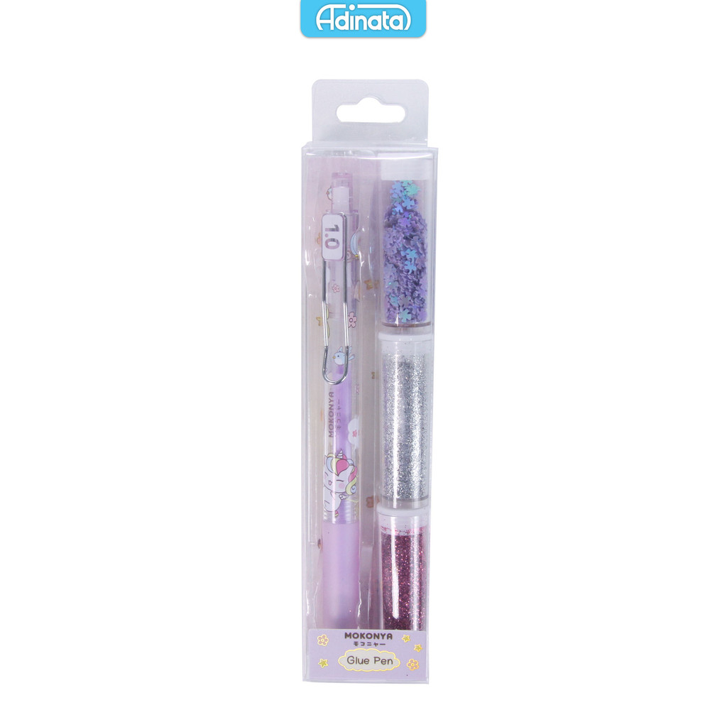 

Mokonya Glue Pen 2450-2158B Ungu / Pen / Alat Tulis - Adinata