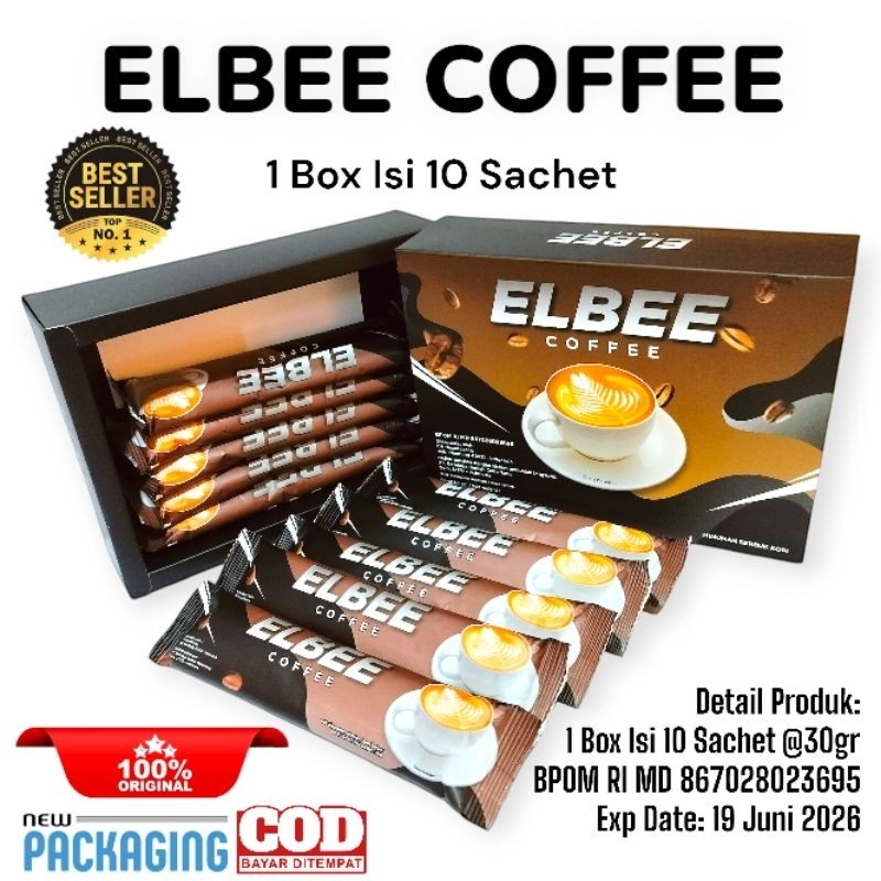 

ELBEE COFFEE 1 BOX ISI 10 SACHET ORIGINAL KOPI KESEHATAN