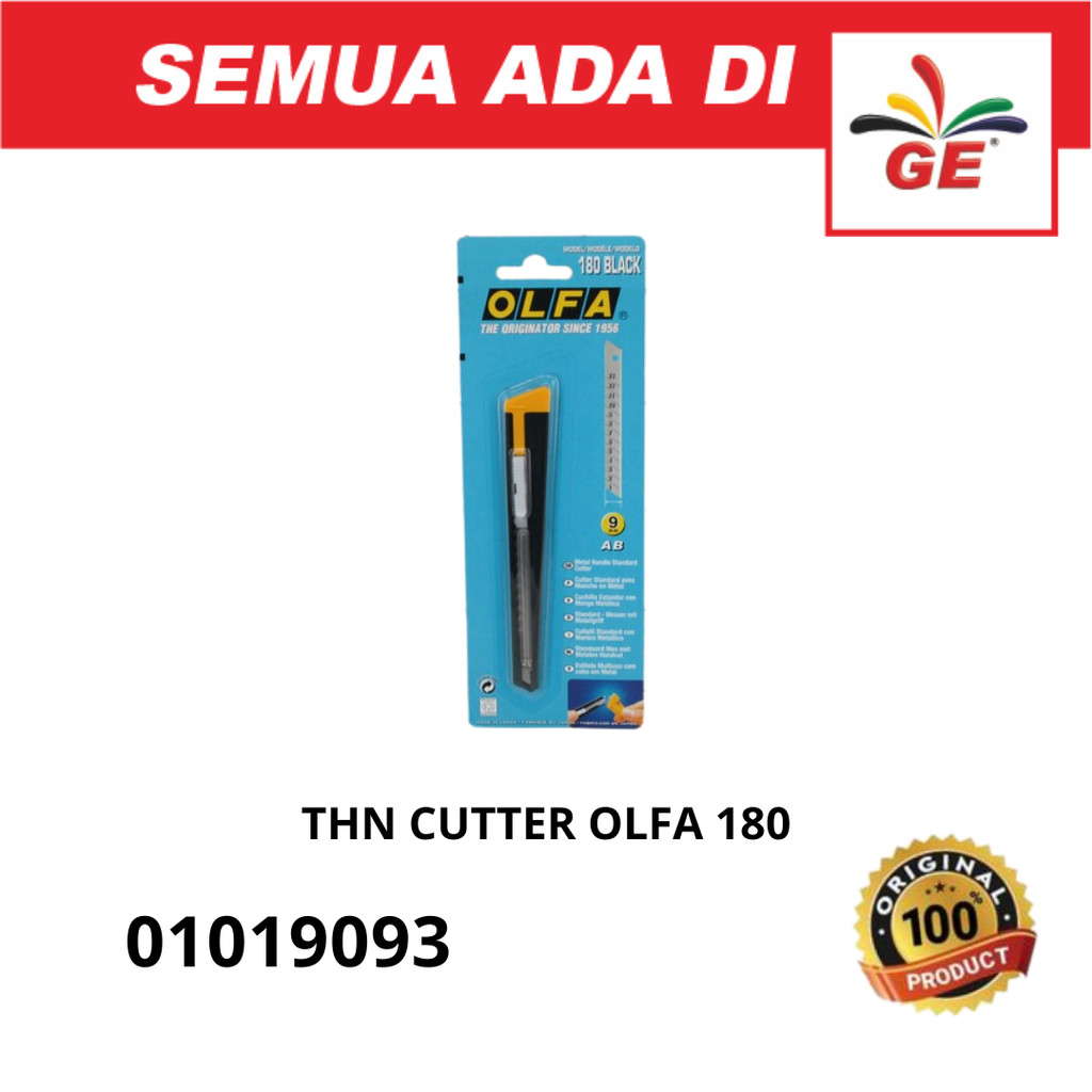 

CUTTER OLFA 180 Black - 01019093