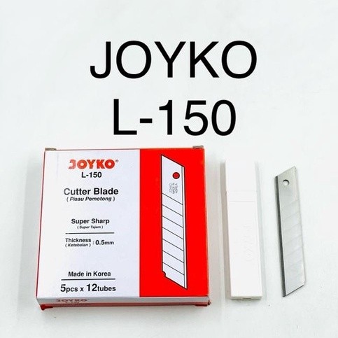 

( StaWorld / DAPAT 1 TUBE ) Pisau Cutter Besar / Isi Cutter / Refill Joyko L-150 Besar