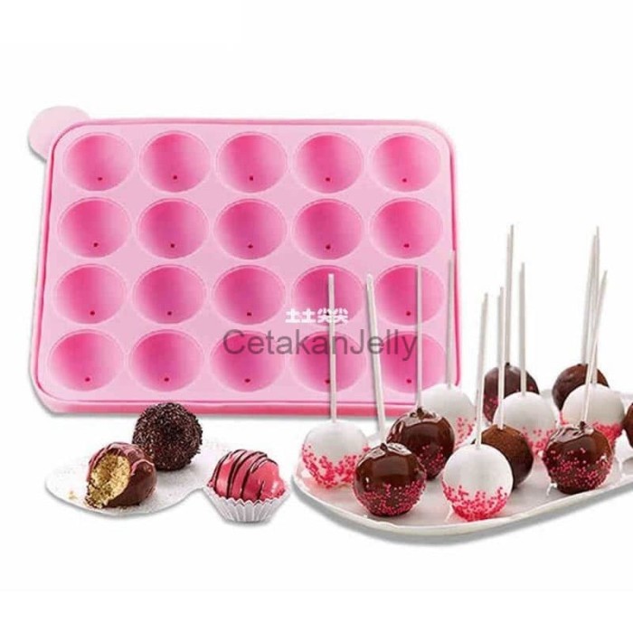 

CJ Cetakan Coklat Permen Ball Lollipop Silikon LAS