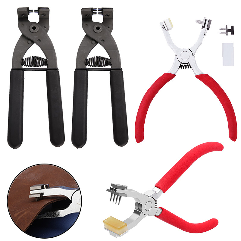 

1PC Hole Punching Tool Leather Piercer Handhold Stainless Steel DIY Household Plier Punch Tool