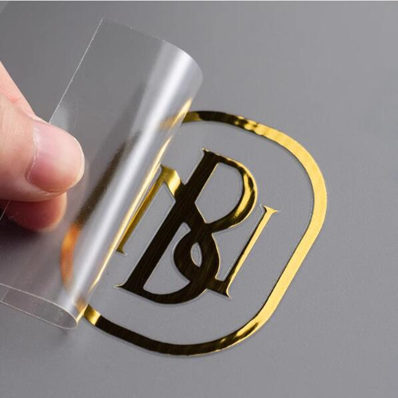 

Custom Transfer 3D Stickers Metal Gold Labels UV Color Decal Personalized Brand Logo Name Waterproof Invitation Card Custom New