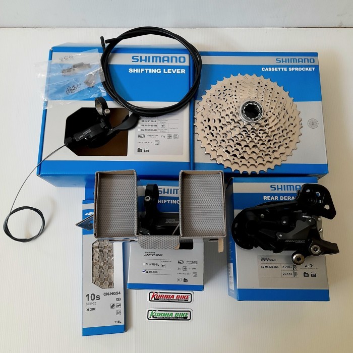 mini groupset shimano deore double 2x10 speed