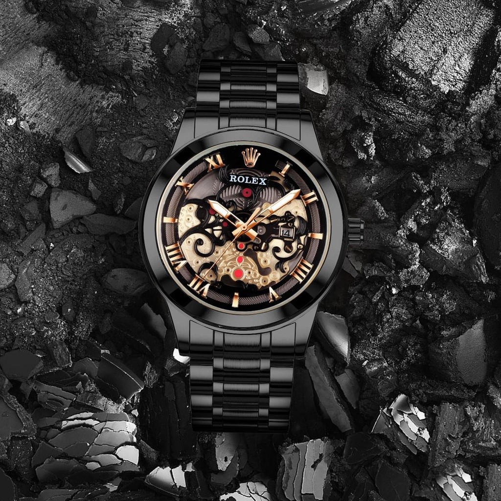 Jam Tangan Pria Rolex Batik Rantai free boxx