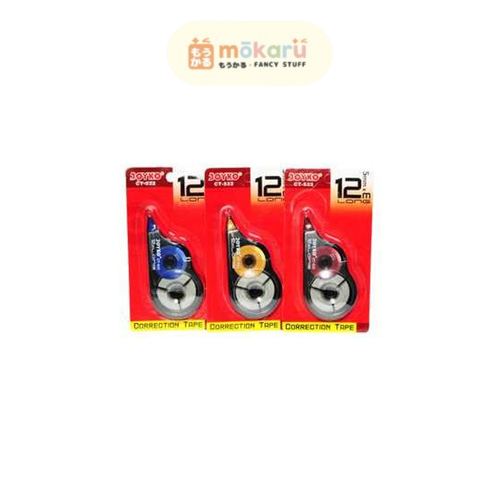 

Joyko Correction Tape Tip Ex Kertas CT-522 5mmx12m CT522