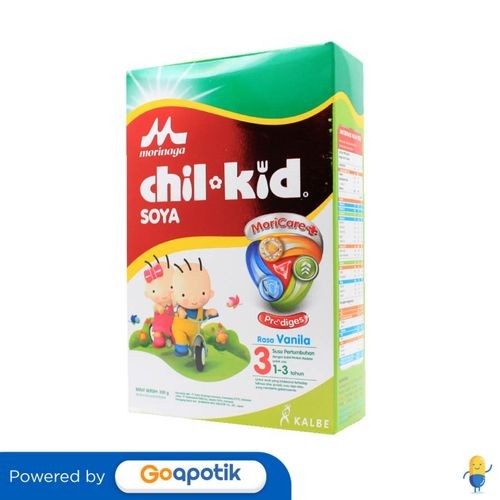 

Morinaga Chil Kid Soya 3 Susu Pertumbuhan Rasa Vanila 800 Gram Dus