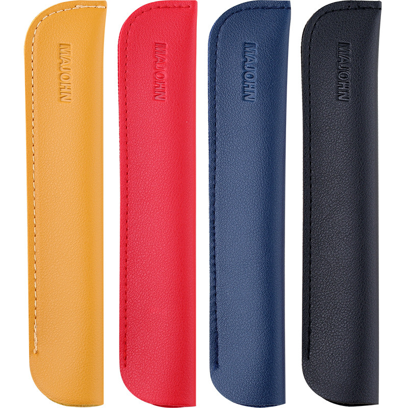 

Majohn Pencil Case Microfiber PU Leather Creative Simple Trend Business Portable Signature Pen Protective Cover Safe Pen Bag