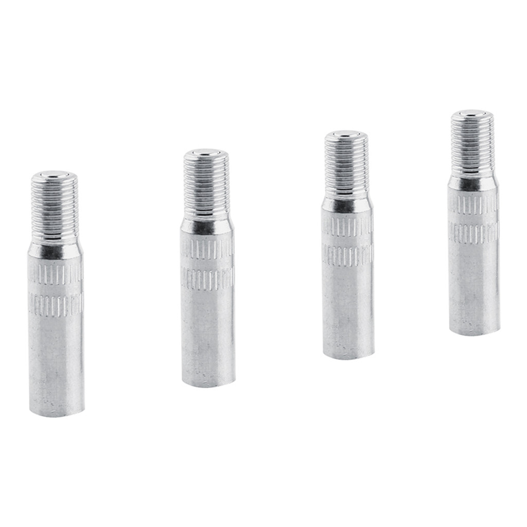 Tire Valve Extension 4x Metal Automotive Wheel Valve  Stem Extensions Extender Car Truck Van  Valve 