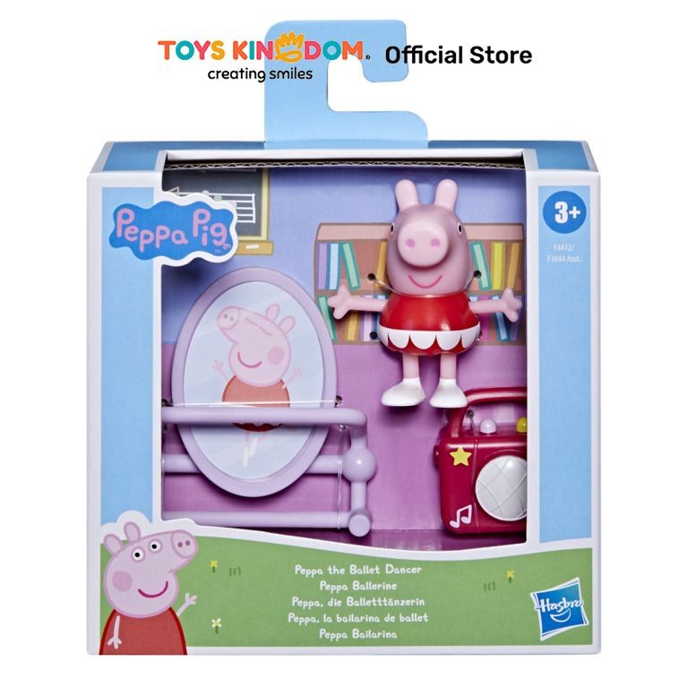 Toys Kingdom Peppa Pig Set Peppa Plays Random Toy Kids Toy Koleksi Mainan Anak Permainan Motorik Sen