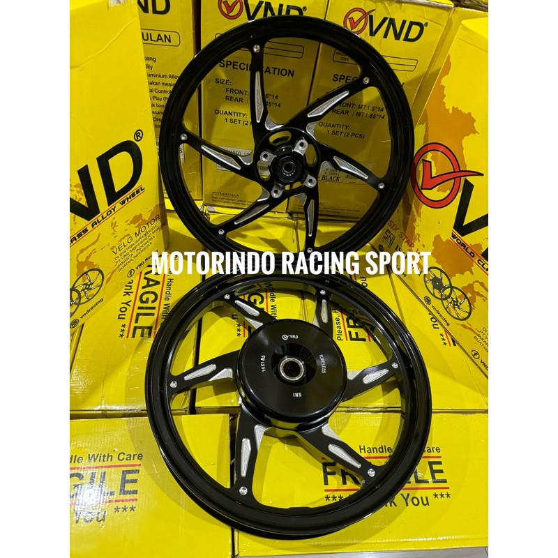 VELG VND SIX STAR V2 BEAT & SCOOPY & VARIO 110 / VND SIX STAR V2 160x14 & 185x14 VELG VND