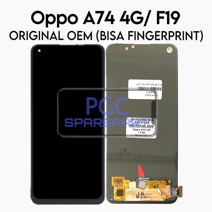 PSG99 LCD Touchscreen Fullset Oppo A74 4G / F19 4G / CHP2219 CHP2219 CPH2219 - ORIGINAL OEM