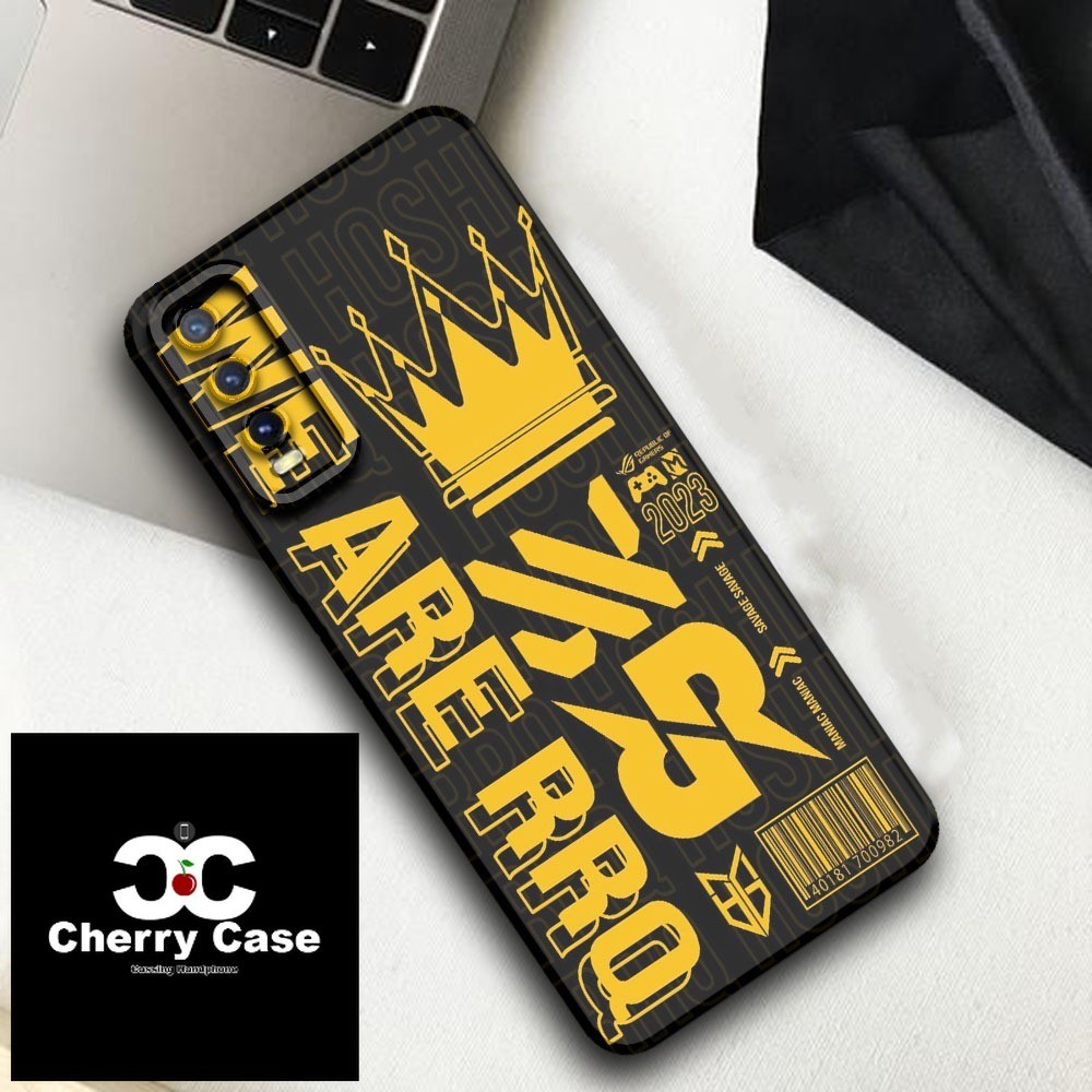 QW11 Casing Handphone Motif RRQ For VIVO Y20 Y20s Y12s Case HpTerbaru Keren Cover 2024 V23E 5G