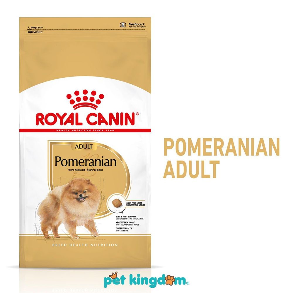 Royal Canin 1.5 Kg Makanan Anjing Kering Adult Pomeranian Pakan Anjing Dog Food Kebutuhan Hewan Peli