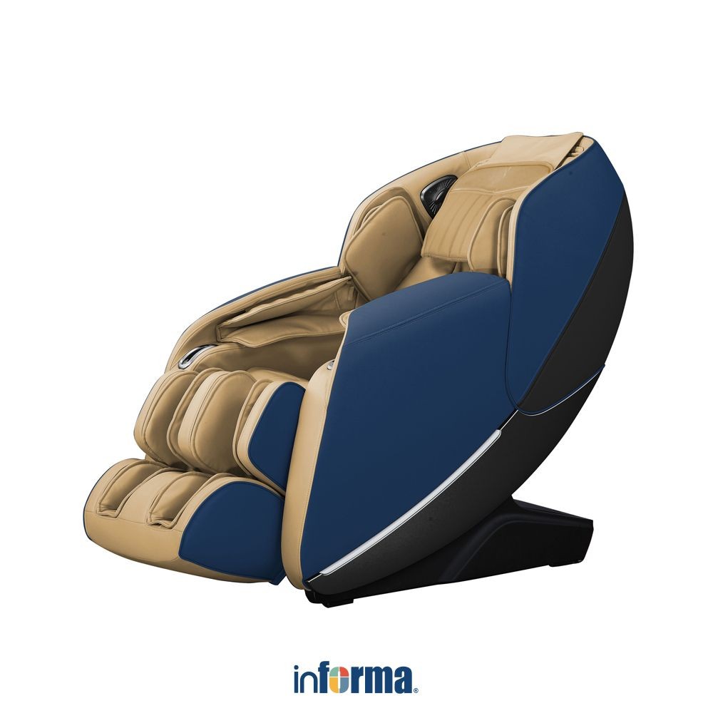 Informa Kels Kenzo Kursi Pijat Exclusive - Biru Massage Chair Sofa Pijat Relaksasi Elektrik Alat Ter