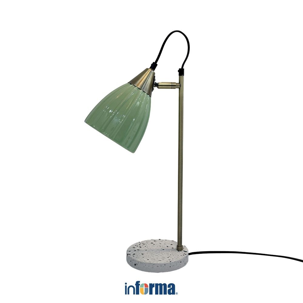 Informa Shea Lampu Meja - Hijau Decorative Table Lamp Lampu Dekorasi Meja Serbaguna Alat Penerangan 