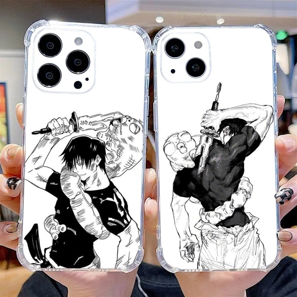 Toji Jujutsu Kaisen Fushiguro Phone Case For iPhone 15,14,13,12,11 Plus,Pro,Max,XR,XS,X,7,8 Plus,SE,