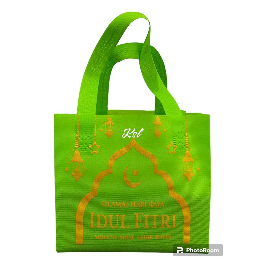 

TAS SPUNBOND GOODIE BAG HAMPERS LEBARAN IDUL FITRI KUE KOTAK H2