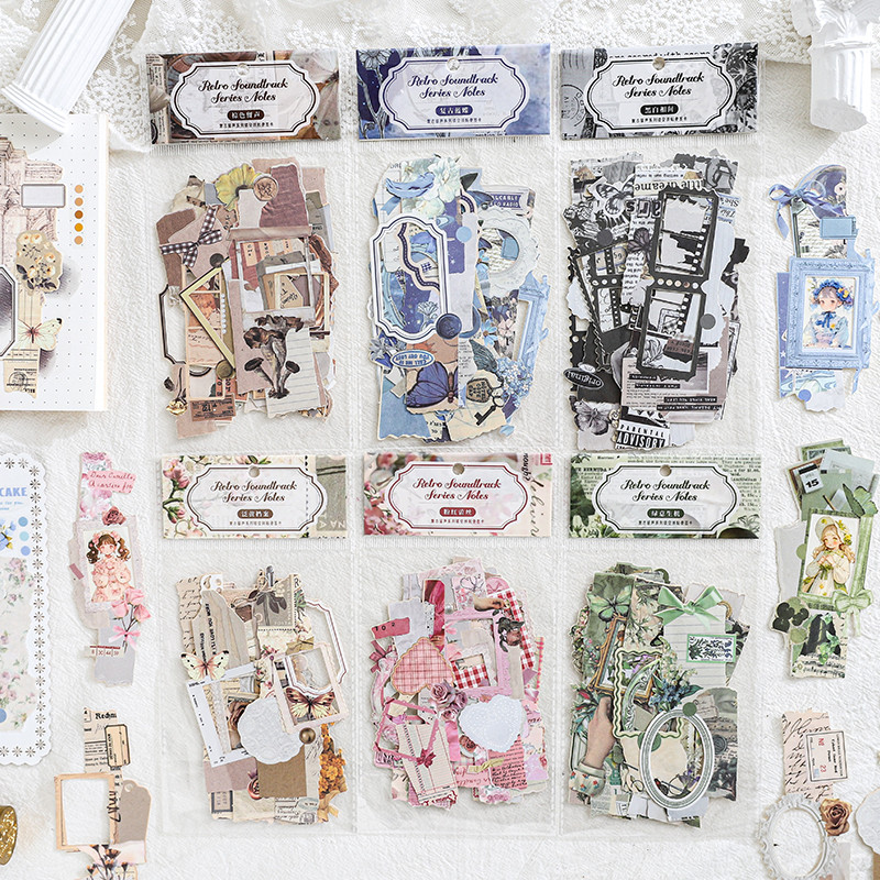 

12packs/LOT Retro gramophone series cute lovely retro decorative paper memo pad