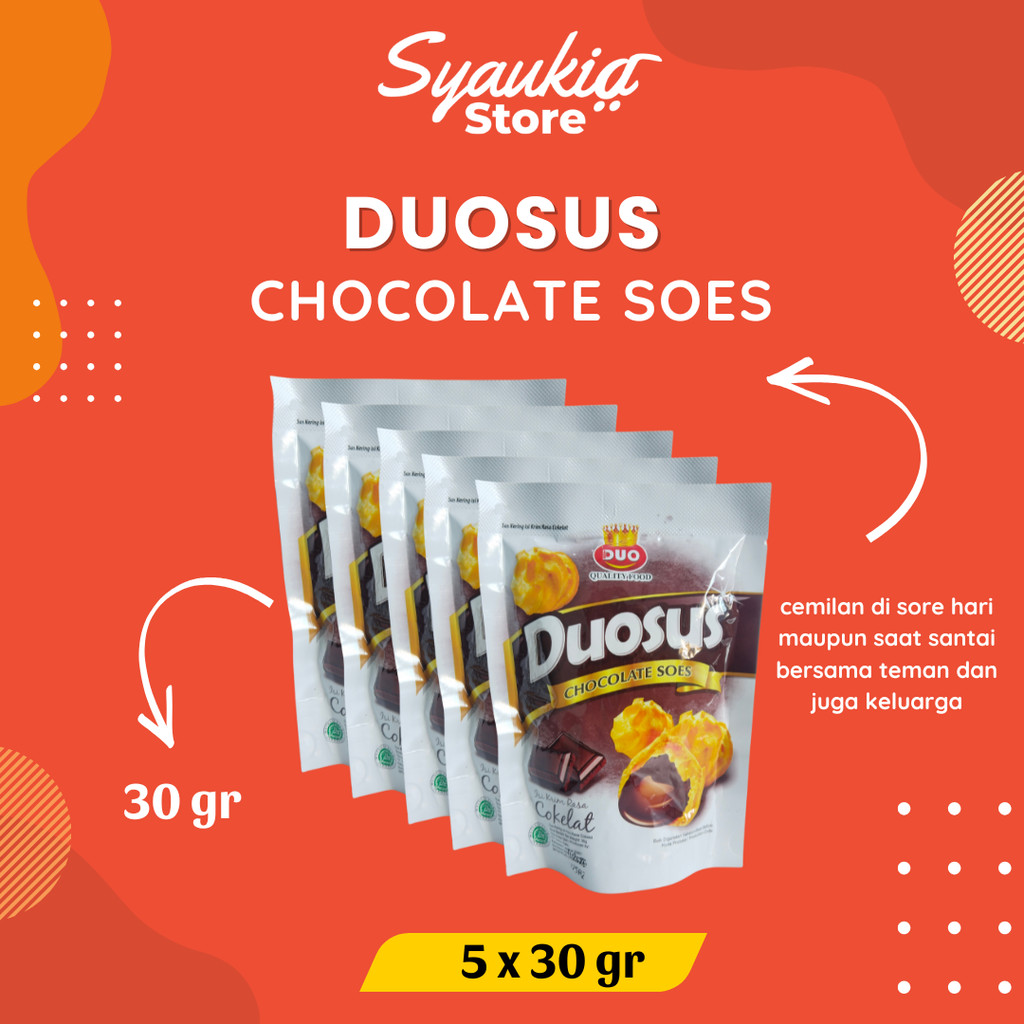 

5 Pcs Duosus Chocolate 30 Gr Duo Sus Coklat Syaukia Store
