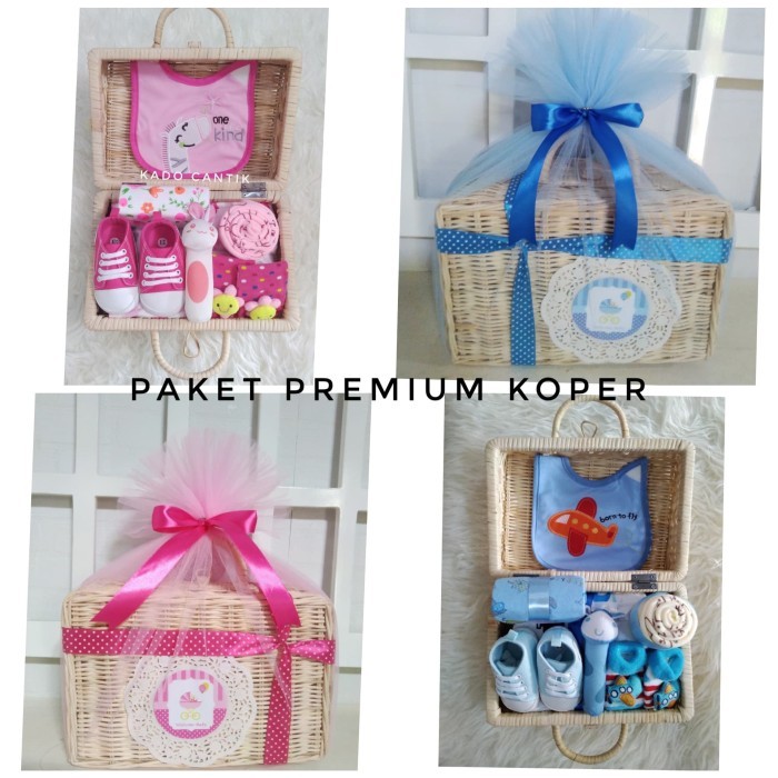 

New Collection Hampers baby/ Parcel bayi/ Kado kelahiran bayi - Merah Muda