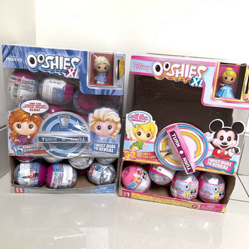 Ooshies disney frozen princess XL capsule minifigures ORIGINAL KSMbersaudara