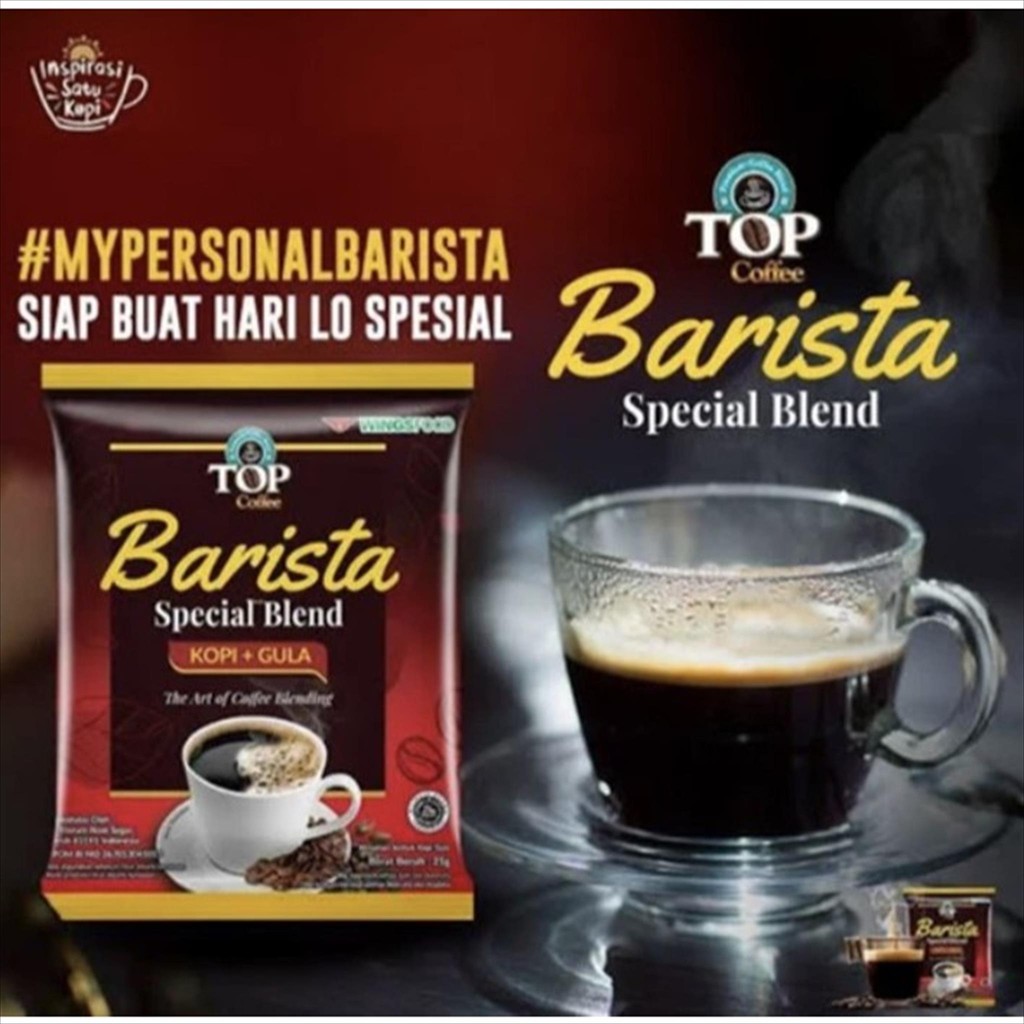 

TOP Coffee Barista Special Blend [25gr x 10s] 1 renceng top kopi BARISTA kopi gula