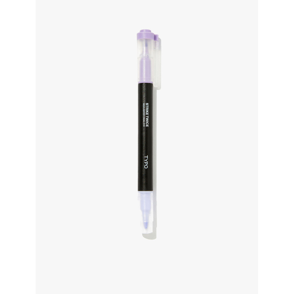 

Typo - Buku & Alat Tulis - Strike Twice Dual End Highlighter - Tonal Purple