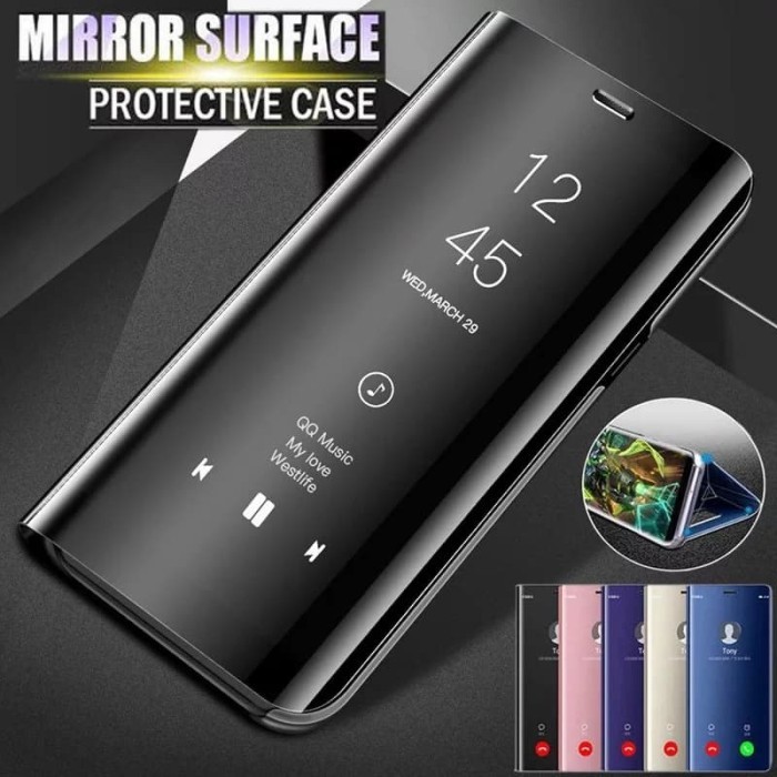 FLIP COVER SAMSUNG NOTE 10 PLUS MIRROR CASE STANDING PHONE ORIGINAL